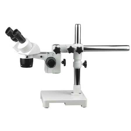 Amscope 20X & 40X Stereo Microscope on Single-Arm Boom Stand SW-3B24